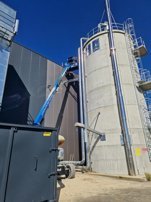 Schallschutzarbeiten ab Silo